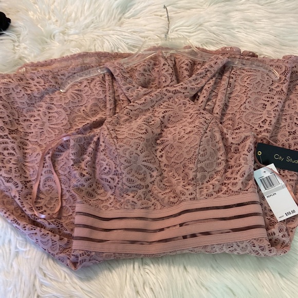 City Studio 👗 size 1 brand new with tag color mauve bust 26” long 32” - Picture 7 of 8